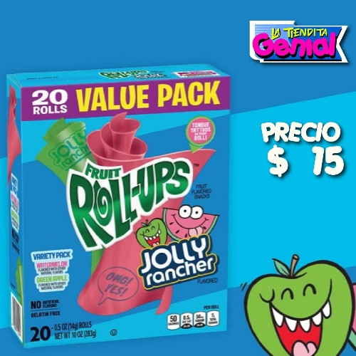 Imagen 1 de Fruit roll-ups 20 rollos