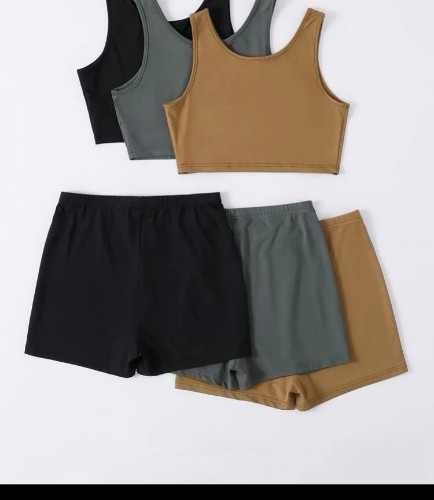 Imagen 1 de Conjunto Short-Top  3 Conjuntos todo por $15