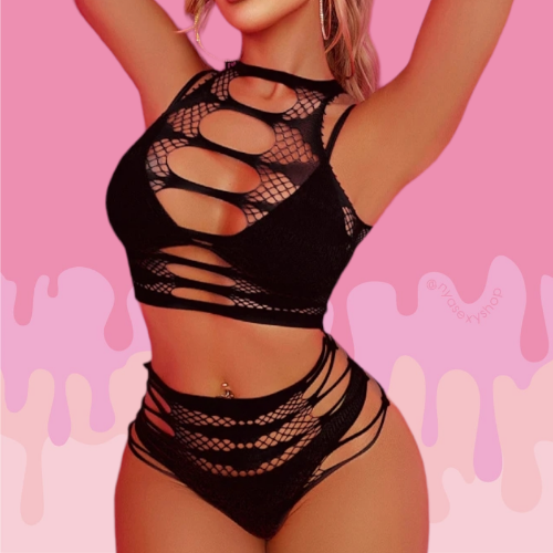 Imagen 1 de CONJUNTO ROMY NEGRO