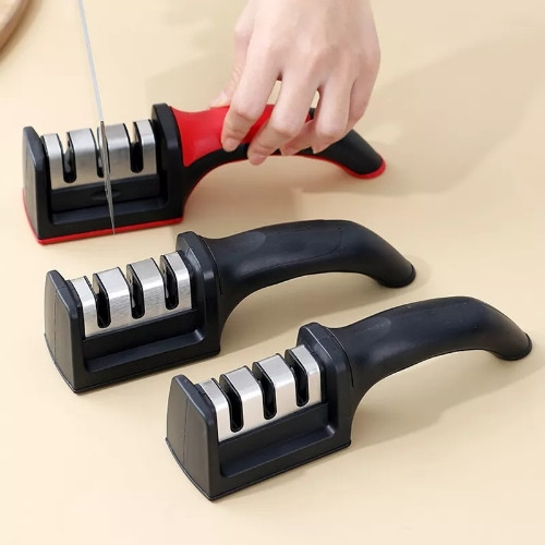 Imagen 1 de Afilador de Cuchillo Ergonómico de Acero Inoxidable