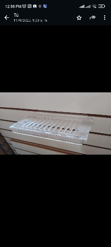 Imagen 1 de Exhibidor interline calzado plástico cuadrado