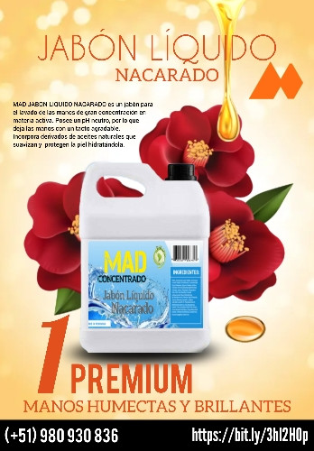 Imagen 1 de JABÓN LÍQUIDO NACARADO GLN.