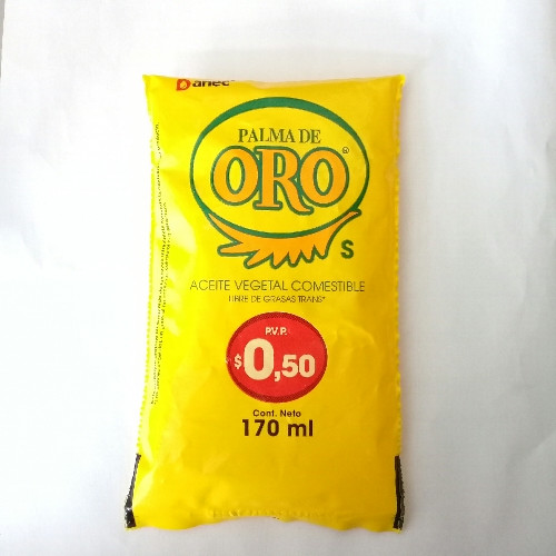 Imagen 1 de ACEITE EN FUNDA PALMA DE ORO 170ML