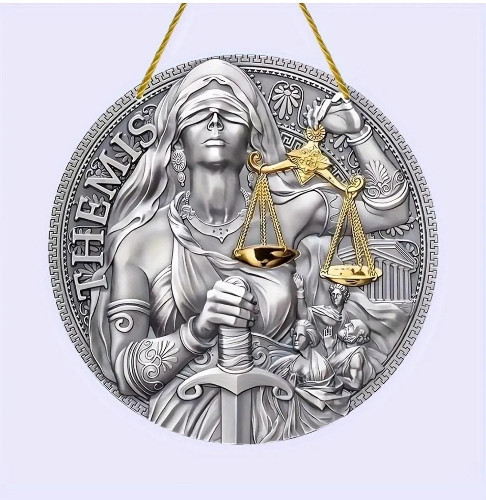 Imagen 1 de Cuadro en Aluminio "Diosa de la Justicia".