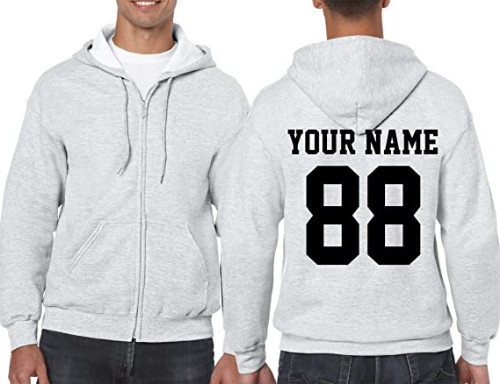 Imagen 1 de Abrigo / hoodie personalizado con zipper