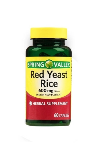 Imagen 1 de Arroz de levadura roja 600mg 60 cápsulas Spring Valley
