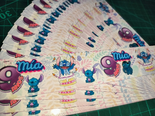 Imagen 1 de Adhesivos para las botellas de los cumpleaños 