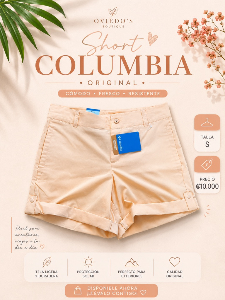 Imagen 1 de Short Columbia original
