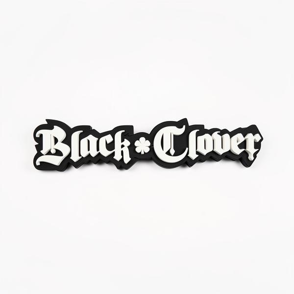 LETRERO BLACK CLOVER