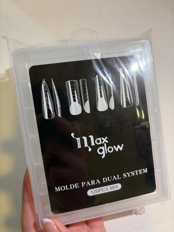Uñas molde dual mixto maxglow