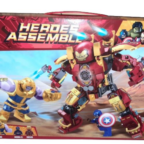 Imagen 1 de Armable Hulk Buster / Capitán America / Thanos / 371 Piezas.
