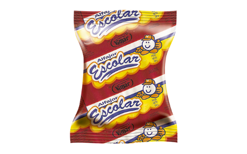 Imagen 1 de Alfajor escolar vimar chocolate