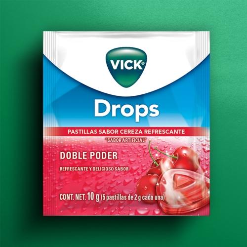 Imagen 1 de  Drops pastilla chupables vick unidad