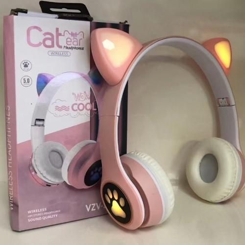 Imagen 1 de Audífonos orejas de gato Rosa