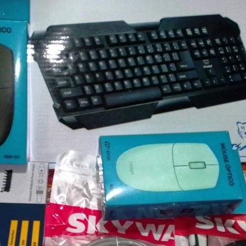Imagen 1 de  Combo teclado Gamer Time + Mouse gamer retroiluminación