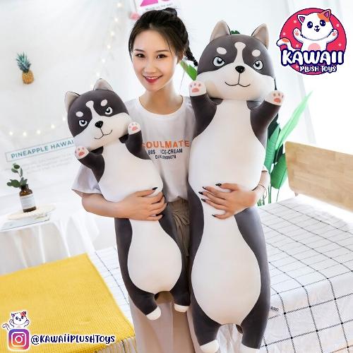 Imagen 1 de Peluche kawaii Cojín perro largo 50c.