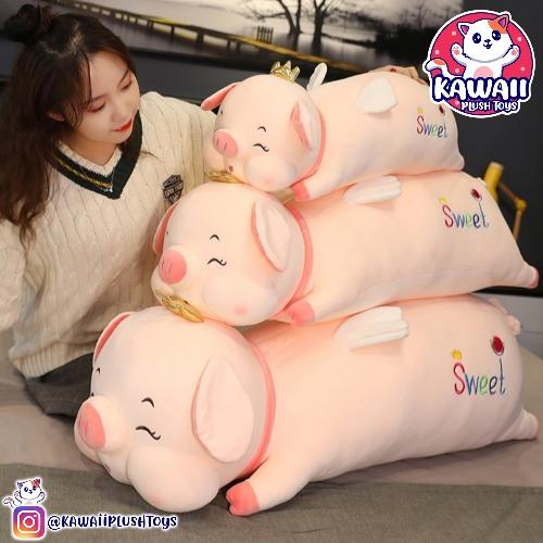 Imagen 1 de Peluche kawaii Cojín lechona 80cm