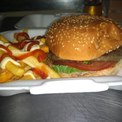 Imagen 1 de Hamburg.doble con queso y papas