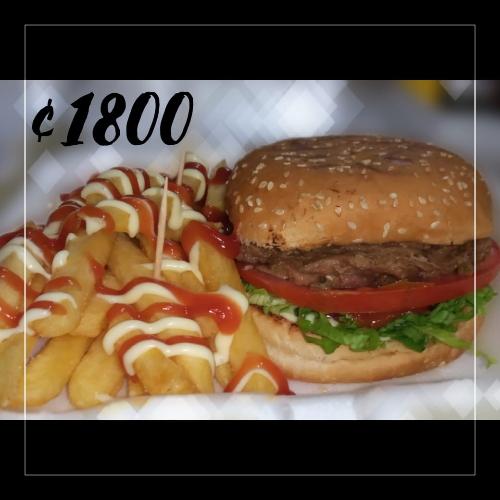 Imagen 1 de Hamb.mechada con papas