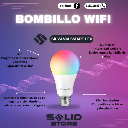 Imagen 1 de Bombillo Wifi inteligente TpLink Kasa compatible con Google - Alexa