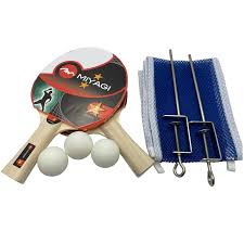 Imagen 1 de KIT DE RAQUETAS Y MALLA PARA PING PONG