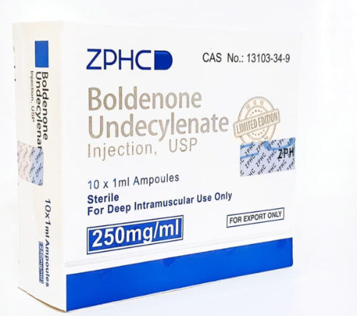 Imagen 1 de  BOLDENONA UNDECILENATO ZPHC  250 MG/ML, 10 X AMP