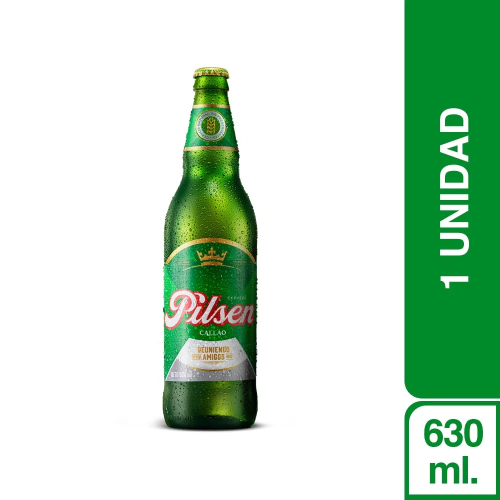 Imagen 1 de CERVESA PILSEN CALLAO UNI (620Ml) 