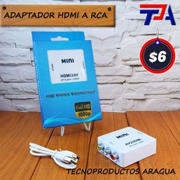 Imagen 1 de ADAPTADOR HDMI A RCA AZUL