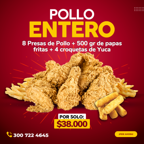 Imagen 1 de Pollo Entero
