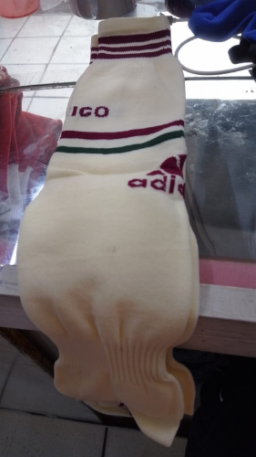 Imagen 1 de calceta  bordada Mexico unitalla