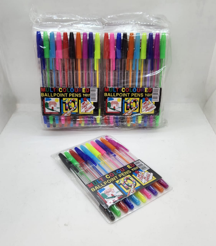 Imagen 1 de  LAPICERAS X 10 UNID MULTICOLOR