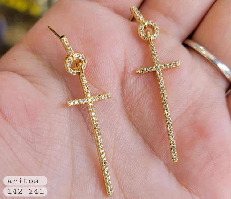 Imagen 1 de Aretes OL de Cruz