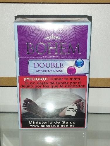 Imagen 1 de Caja cigarro  BOHEM  sabor menta de manzana y vino