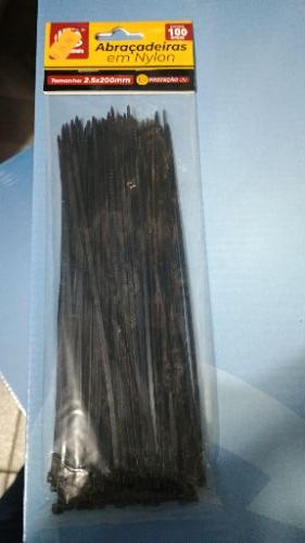 Imagem 1 de Abraçadeiras de Nylon 2,5x200mm