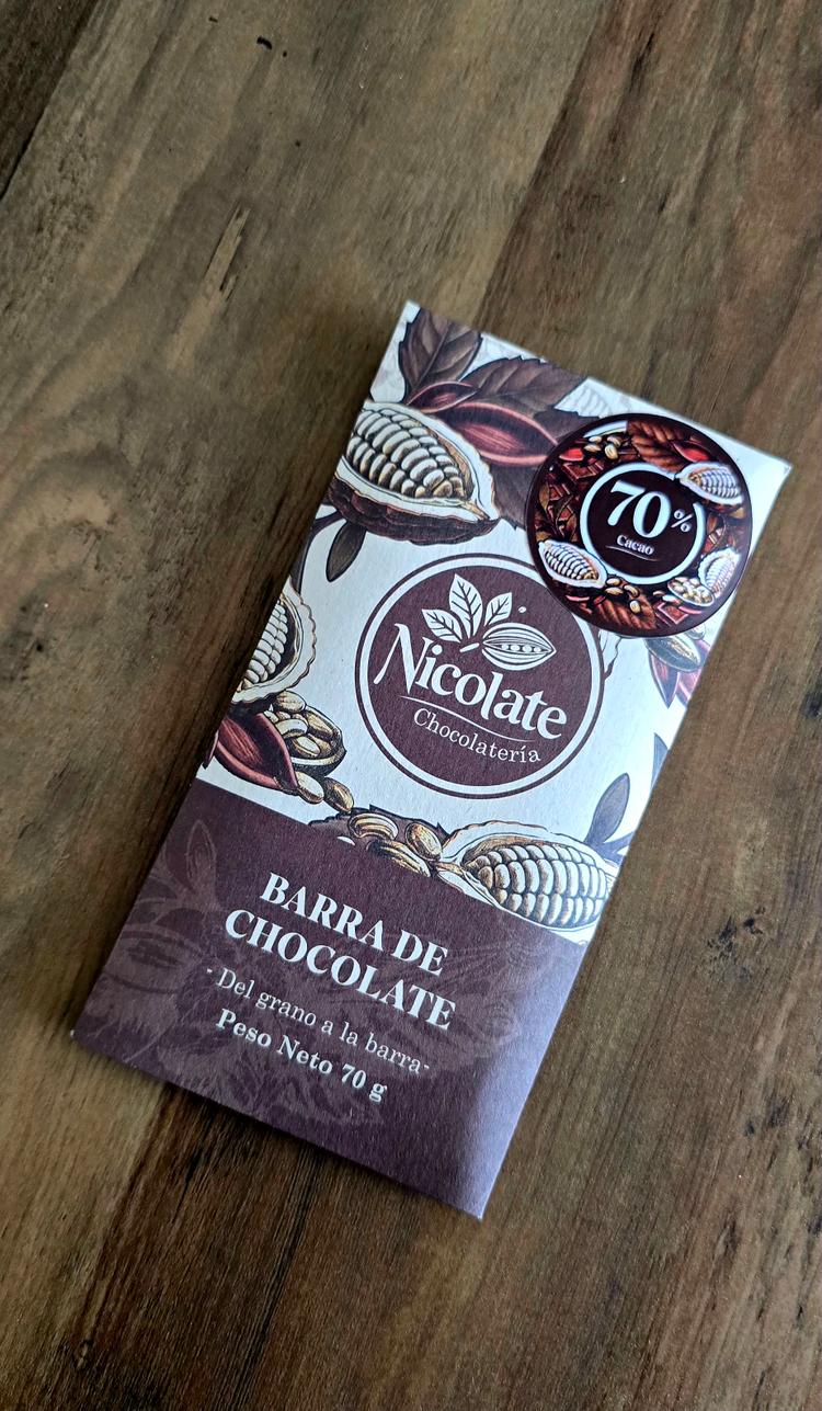 Imagen 1 de Barra de chocolate al 70%