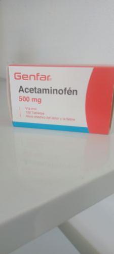 Imagen 1 de Acetaminofen 500mg GENFAR