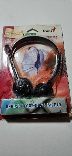 Imagen 1 de 2288-VAR AURICULAR C/MICROFONO GENIUS  HS-02A