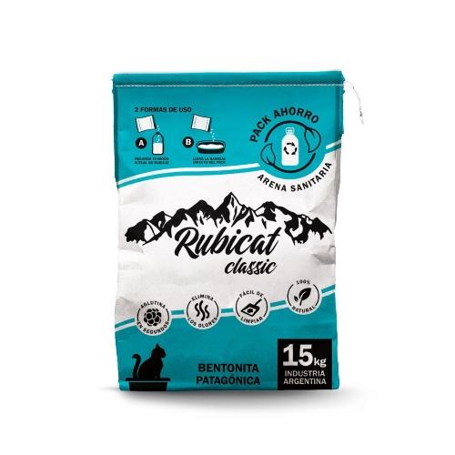 Imagen 1 de Arena aglutinante Rubicat classic pack ahorro 15kg