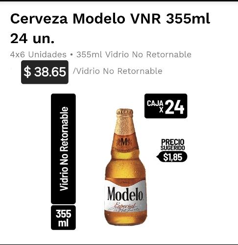 Imagen 1 de Cerveza modelo VNR 355 ML 24 unidades