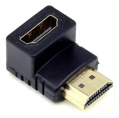 Imagen 1 de Adaptador HDMI Hembra a HDMI Macho - Codo 90°