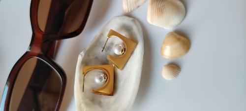 Imagen 1 de Aretes cubo