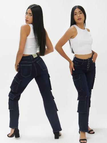 Imagen 1 de Jean Cargo Azul Marino