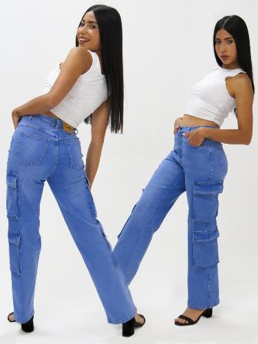 Imagen 1 de Jean Cargo Azul Cielo