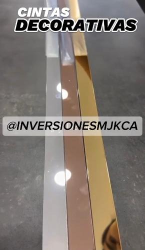 Imagen 1 de CINTA DECORATIVA EFECTO ESPEJO ACRILICO FLEXIBLE