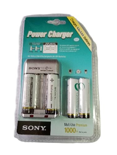 Imagen 1 de Cargador de pilas + 4 pilas AA marca Sony 2700 MAH