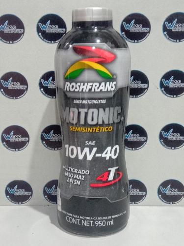 Imagen 1 de Aceite 10W-40 4T Roshfrans Motonic Semisintético