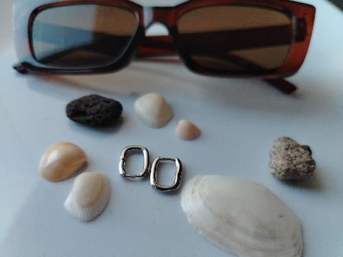 Imagen 1 de Aretes argollas eslabón