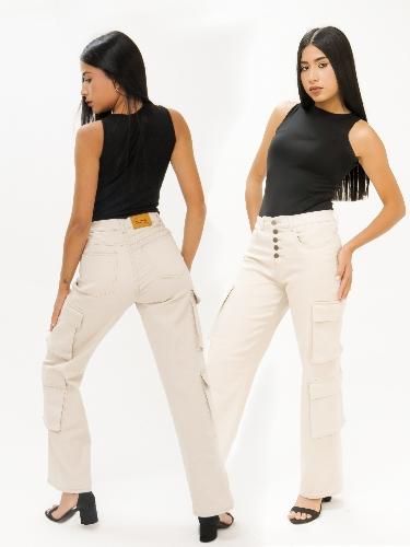 Imagen 1 de Jean Cargo Beige