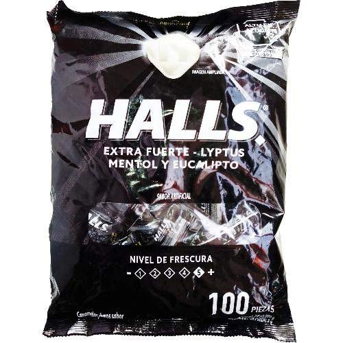 Imagen 1 de Halls Bolsa x 100 unidades Negro