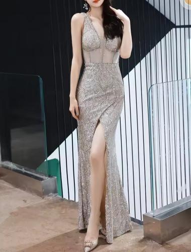 Imagen 1 de 1 vestido champagne